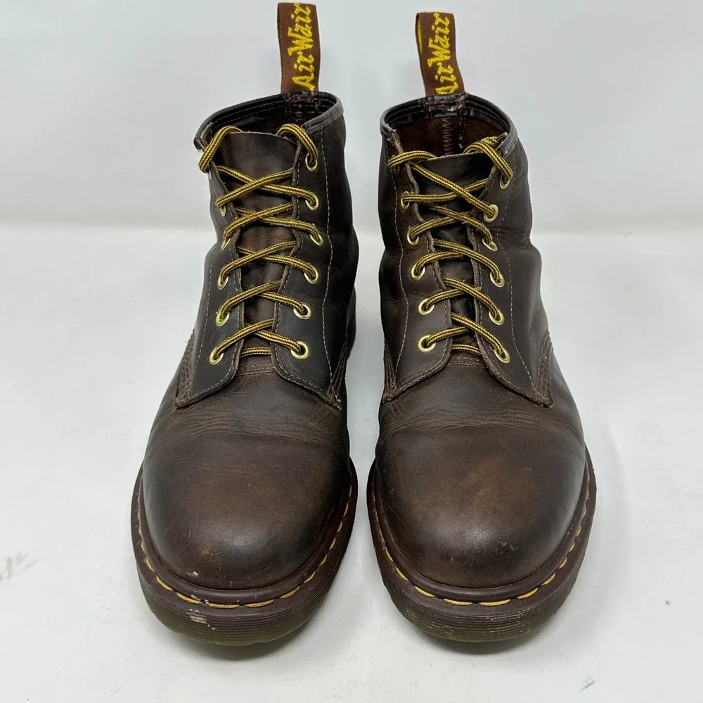 Dr Martens 1460 Crazy Horse Vintage 90s Boots Brown Leather England 9 UK 10 US